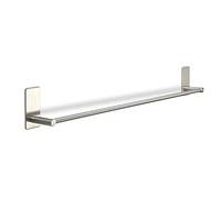 Tira de Gancho Autoadhesiva de Acero Inoxidable TALIDA con Almohadilla aAhesiva 3M (Longitud: 735 mm/Varilla Ø 12 mm) incl.3 Ganchos en S para Rieles de Cocina y Baño de SO-TECH®