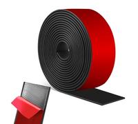 Tira de Goma Autoadhesiva 2mm x 50mm x 3m, Plancha de Goma Adhesiva de Neopreno, Burlete de Goma para Juntas y Sellado, Protección del Suelo, Antivibración, Antideslizante