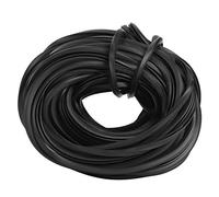 Tira de Goma para Invernadero, Tira de Sellado de Pelado de Invernadero Negro Universal Forma de U Sellos Cable Goma para Sellado Vidrio Accesorios para Puertas y Ventanas (10m/32.8ft)