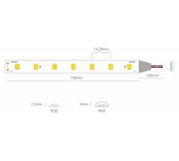 Tira de LED Beneito & Faure Fine Series, 25 metros, 24V, 4,8W/metro, 3000K, IP65 - Tira de LED resistente al agua para uso en interiores y exteriores