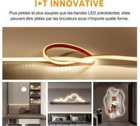 Tira de luces LED adhesiva, 2 metros, blanca, AC 220 V / 230 V, con enchufe europeo, IP67, resistente al agua. Tira de luces LED, 4000 K (blanca, 2 metros)