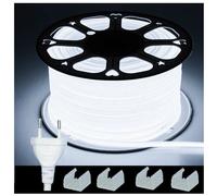 Tira de luces LED COB de 30M, 220V, RA90, superbrillante, 288LEDs/m, lámpara Flexible para exteriores, tira de luces LED impermeable IP67 con enchufe de alimentación europeo de 220V 20 M