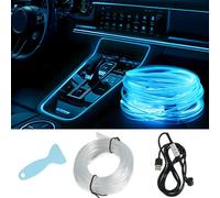 Tira de luces Led de neón, luz ambiental Rgb de 1/2/3/5M, USB, consola automática, salida de aire, cableado Interior del coche, decoración Flexible