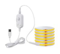 Tira de luz LED con movimiento - Cinta con sensor interior de 3 pies, lámpara nocturna recargable por USB, iluminación inteligente de encendido/apagado automático | Compacto activado para armario, mes