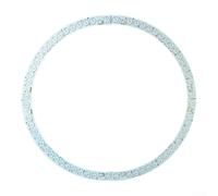 Tira de luz LED de repuesto, curvada, 26 cm, 48 W, tricolor, regulable, cálida/natural/blanco frío, para lámparas de techo, acrílico, fácil instalación, 220 V (A)