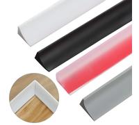Tira de retención de agua de silicona autoadhesiva, tapón de agua para baño, tira de sellado inferior de Puerta flexible, barrera de presa de ducha, 1 unidad Gris