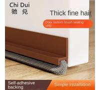 Tira de sellado de cepillo de 100CM, tira de sellado inferior de puerta, insonorizada, tira de sellado inferior de puerta, tira autoadhesiva de Tope de puerta, 1 ud. Gray chuan mendi