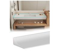 Tira de sellado de ducha de silicona, impermeable, decorativa, para baños, fregaderos de cocina y encimeras, 1,5 cm de ancho, 1 metro de longitud