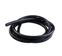 Tira de sellado de puerta Tira de sellado junta goma 2M, diámetro 1-20mm, cordón redondo silicona sólida negra, tira for clima con tórica, 1 ud