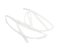 Tira de sellado de silicona en forma de H para puerta de ducha, barrera de agua, junta de sellado de vidrio, resistente al viento, relleno de goma para puertas correderas, burlete de aire (H 8 mm)