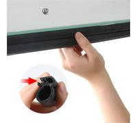 Tira de sellado Tira de sellado for persianas enrollables de garaje | Tiras de sellado a prueba de polvo de seguridad for ventana de puerta enrollable con aleta eléctrica de 1/2/3M(Color6,1M)