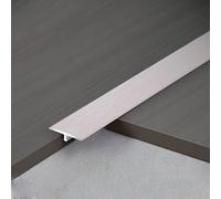 Tira De Umbral Para Pisos Y Baldosas De Madera, Perfil De Transición Para Piso Con Moldura En T, Tira De Transición Para Eliminar Juntas Tarima(White maple,2.5cm/0.98in)