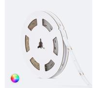 Tira LED 24V RGB COB 420 LED/m 5m 18W/m Ancho 10mm Corte 5cm IP20