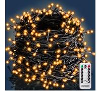 Tira LED Navidad 400 luces blanco cálido 40m mando distancia