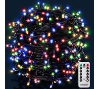Tira LED Navidad 400 luces multicolor 40m mando distancia