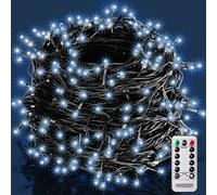 Tira LED Navidad 600 luces blanco frío 60m mando distancia