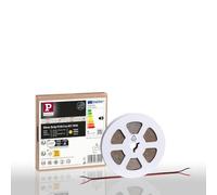 Tira LED Paulmann Pro Strip Silver P150, 5 m, 50 W, 2700 K | Regulable, 1500 lm/m, IP20, cable de conexión a ambos extremos, larga vida útil de 30 000 horas