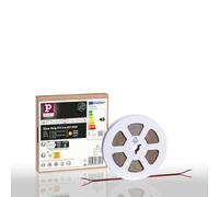 Tira LED Paulmann Pro Strip Silver P75, 5 m, 2700 K | Regulable, 700 lm/m, IP20, 96 LED/m, larga vida útil de 30 000 horas