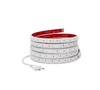 Tira LED RGB 220V SMD5050 Silicone FLEX 60 LED/m Ancho 12 mm IP67 Corte 100 cm a Medida con Mando 2m