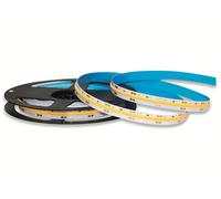 Tira LED V-TAC VT-512, 1000 lúmenes/metro, 24V, tira COB, 5 metros, 12W/metro, luz blanca fría, 6000K, índice de reproducción cromática (CRI) >90, IP20 - SKU 2651