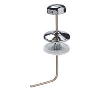 Tirador cisterna baja vertical angular cromo 120 mm.