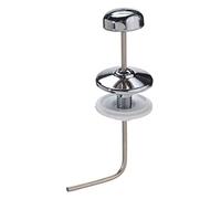 Tirador Cisterna Baja Vertical Angular Cromo 120 mm.