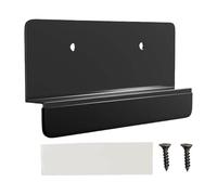 Tirador de pie de armario - abridor de basura | Manija de pedal de metal negro con tornillo y soporte adhesivo Fácil acceso sin contacto para pantalla Puerta de armario Higiénico manos libres