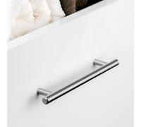 Tirador para mueble orlando, l252mm, intereje 192mm, acero, níquel satinado