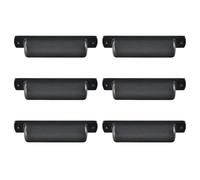 Tiradores de cajones estilo con, Black red ancient | Cuerpo de aleación de zinc, estructura de montaje de orificios, asidero definido para armarios, puertas y