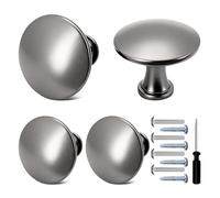 Tiradores de muebles para armarios IKEA HEMNES - Tiradores de armario negros, pomos para cajones, pomos para muebles vintage, pomos de armario, tiradores de puertas redondas, tiradores de cajones para