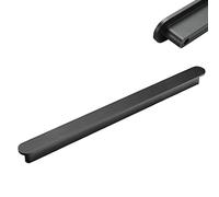 Tiradores para Mueble Negro, Tiradores para Cajones Modernos, Aluminio Sólido | Superficie Anodizada | Distancia Agujero: 96 - 960 mm Tiradores para Mueble, 2 piezas tiradores de armarios-146mm/5.7in