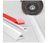 Tiras autoadhesivas de silicona flexible para sellar mamparas de ducha, de 100 cm, impermeables, ideales para duchas accesibles