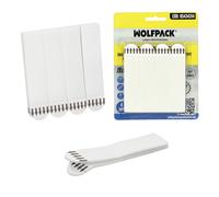 Tiras colgadoras adhesicas con velcro 19 x 85 mm. blister 4 unidades