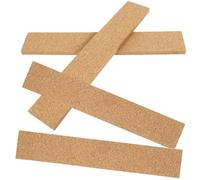 Tiras de Corcho para Anuncios y Fotos 4 Piezas Autoadhesivas | Corcho Natural, Diseño sin Marco y Elegante, para Oficina, Mensajes y Tableros de Notas