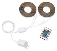 Tiras de luz Philips, 30 metros, RGB, tira de luz universal, ambiente, para interiores, dormitorio, comedor, cocina, sala de estar, color blanco, plástico