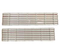 Tiras de retroiluminación LED, de 1142 mm de longitud, con 12 LEDs (3V), fabricadas en aluminio, fáciles de instalar con cinta adhesiva, compatibles con varios modelos
