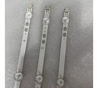 Tiras de retroiluminación LED, fabricadas en aluminio, de 74,5 mm de longitud, compatibles con varios modelos de televisores, flujo luminoso de 60, fuente de alimentación de corriente continua