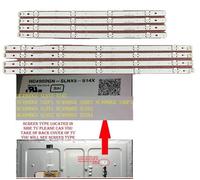 Tiras de retroiluminación LED, fabricadas en aluminio, de 993 mm de longitud, compatibles con el modelo 49UH603V, con una configuración de 9 LEDs y compatibles con el panel HC490DGN-SLNX5-514X
