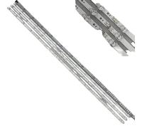 Tiras de retroiluminación LED, longitud 1100 mm, material de aluminio, compatibilidad con televisores LED, flujo luminoso 60, fuente de alimentación: corriente continua (DC)