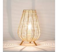 Tischleuchte Cesta 34,5 CM Moderno Boho Nathye Salón Mesa de Noche Lámpara