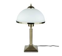 Tischleuchte Zeus Estilo Moderno 50cm Alto En Latón Antiguo Blanco Noche