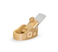 TISHITA Cepillo de Dedal de Latón Cepillo Manual Pequeño Bloque de Cepillado Herramienta de Precisión Cuerpo de Latón con Cavidad Ergonómica y Ajuste con, 42mm, 2号凸底刨