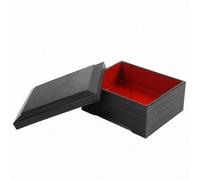 TISHITA Contenedor para Comidas Recipiente Bento Caja de Alimentos Taper Reutilizable de Plástico con Interior Liso y Exterior Acanalado Adecuado para
