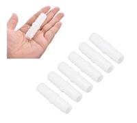 Tissting 10 piezas de conectores de manguera de plástico, 6 mm, 9 mm, 12 mm, 14 mm, recto igual, barbado, empalmador Mender, adaptador de unión de empalme (14-14 mm directo)