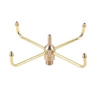 Tissting Boquilla De Fuente De Piscina De Rosca Hembra G1/2, Rociador De Fuente con Cabezal Rociador Giratorio De Latón con 4 Brazos para Decorar Patios, Jardines, Fuentes Interiores Y Exteriores