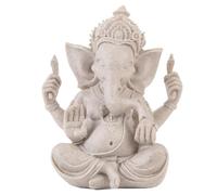 Tissting Estatua de Elefante Ganesha Hindú de Resina para Decoración del Hogar