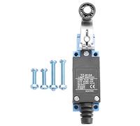 Tissting Interruptor de Límite TZ-8104 SPDT Palanca Giratoria, Doble Bucle Aleación de Zinc Impermeable para Maquinaria Industrial Automatización