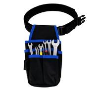 Tissting Porta Herramientas Cintura 25x13 cm/9.8x5.1 pulgadas - Bolsa de Herramientas Electricista con Cinturón 1.2m, Ideal para Jardinería y Tareas Pesadas, Diseño Práctico y Ligero