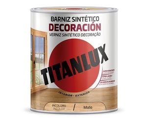 Titan Barniz sintético decoración incoloro mate 4 l