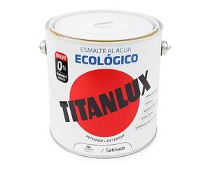 Titan Esmalte ecológico al agua blanco satinado 2,5 l